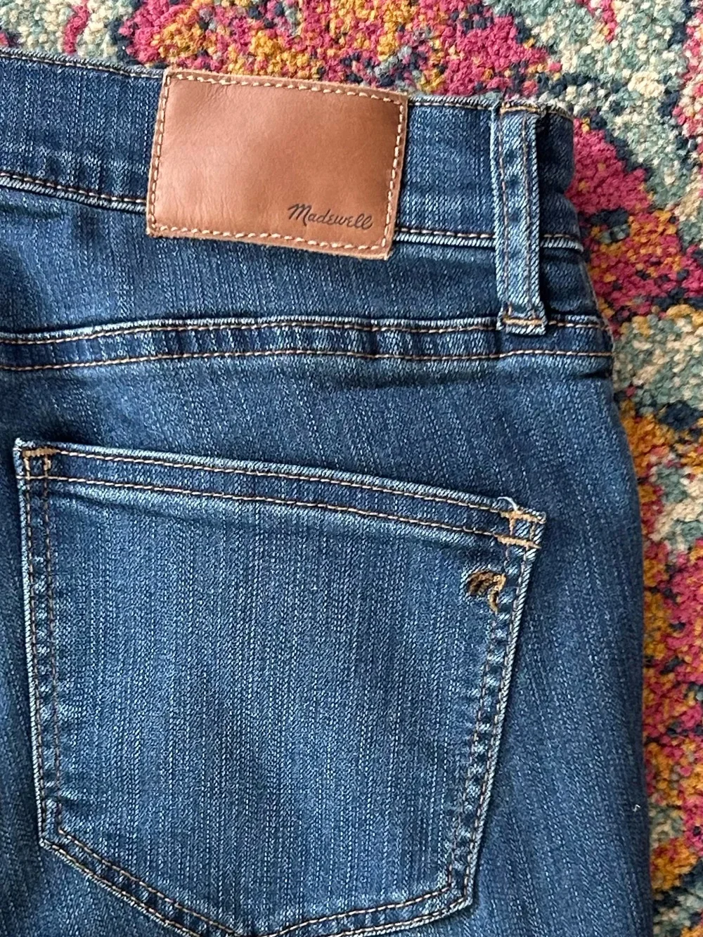 Madewell | Women's High-Rise Dark Blue Denim Roadtripper Skinny Jeans Size 27